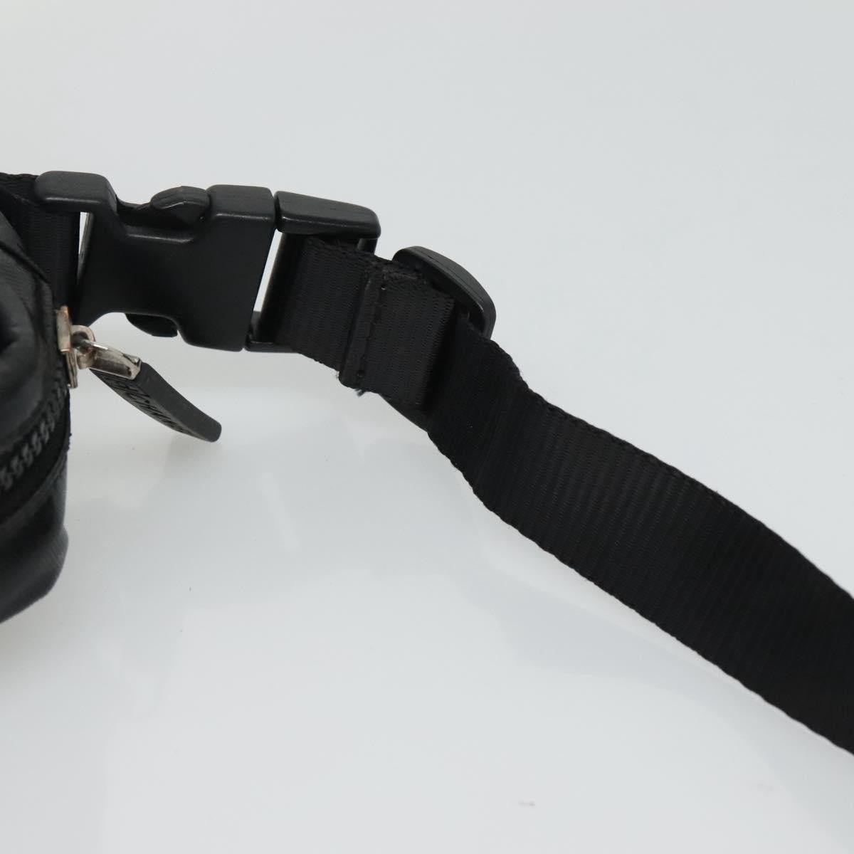 Chanel Sport Line Messenger Coated Canvas, Black, Canvas, Shoulder Bag