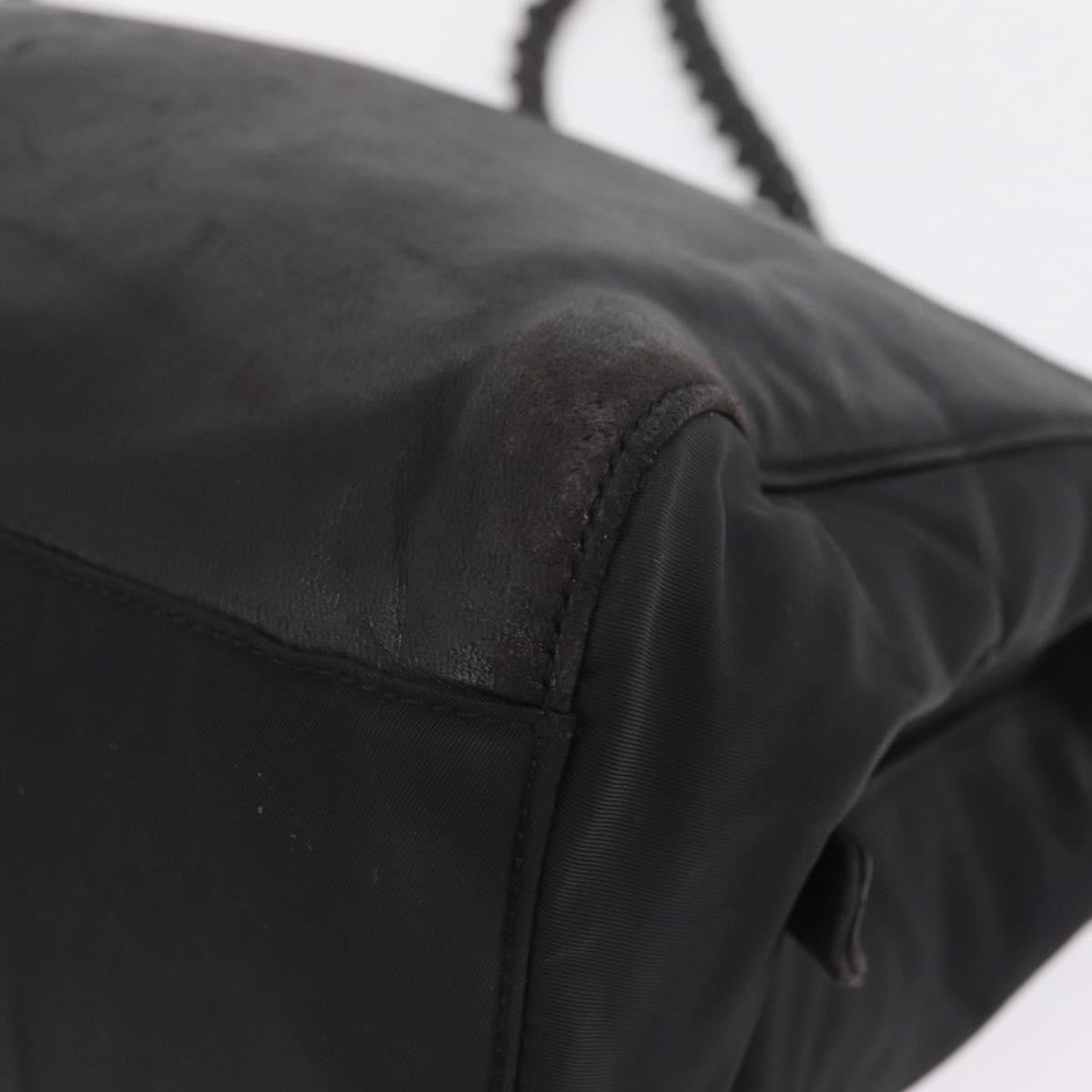 Prada Shoulder Leather, Black, Leather, Shoulder Bag