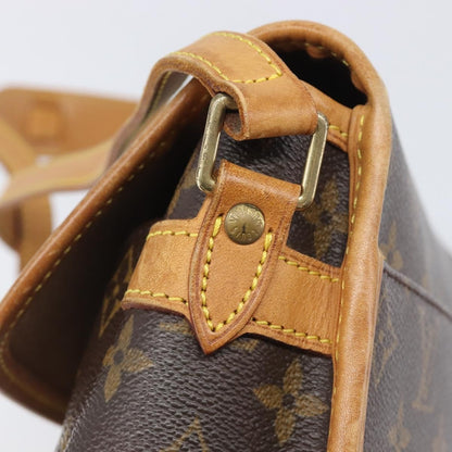 Louis Vuitton Sologne Monogram Canvas, Brown, Canvas, Handbag
