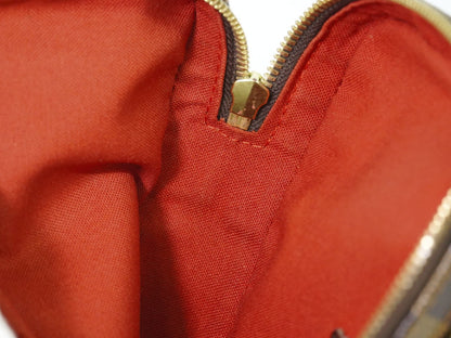 Louis Vuitton Geronimos Damier, Brown, Canvas, Clutch