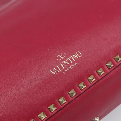 Valentino Garavani Rockstud Tote Soft Leather, Pink, Leather, Tote Bag
