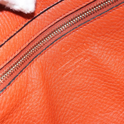 Valentino Garavani Rockstud Tote Soft Leather, Orange, Leather, Tote Bag