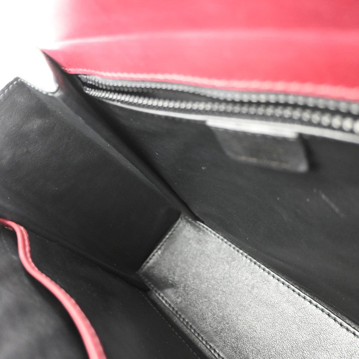Celine Vintage Leather, Red, Leather, Shoulder Bag