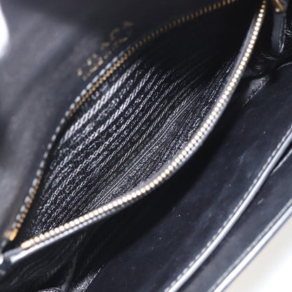 Prada Metal Ribbon City Calfskin, Multicolour, Leather, Shoulder Bag