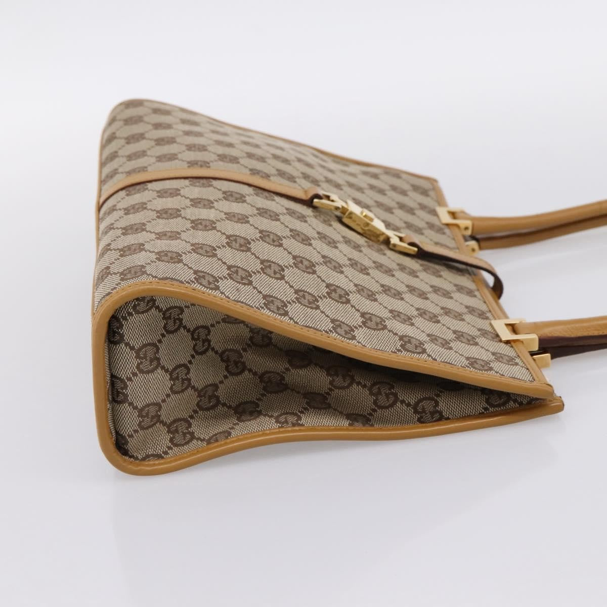Gucci Jackie GG Canvas, Brown, Canvas, Tote Bag