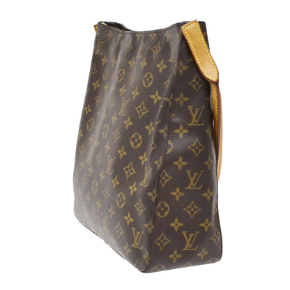 Louis Vuitton Looping Monogram Canvas, Brown, Canvas, Handbag