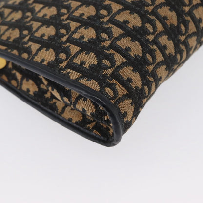 Christian Dior Vintage Trotter Canvas, Navy, Canvas, Shoulder Bag