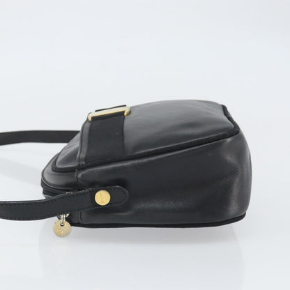 Salvatore Ferragamo Vara Bow camera Leather, Black, Leather, Shoulder Bag