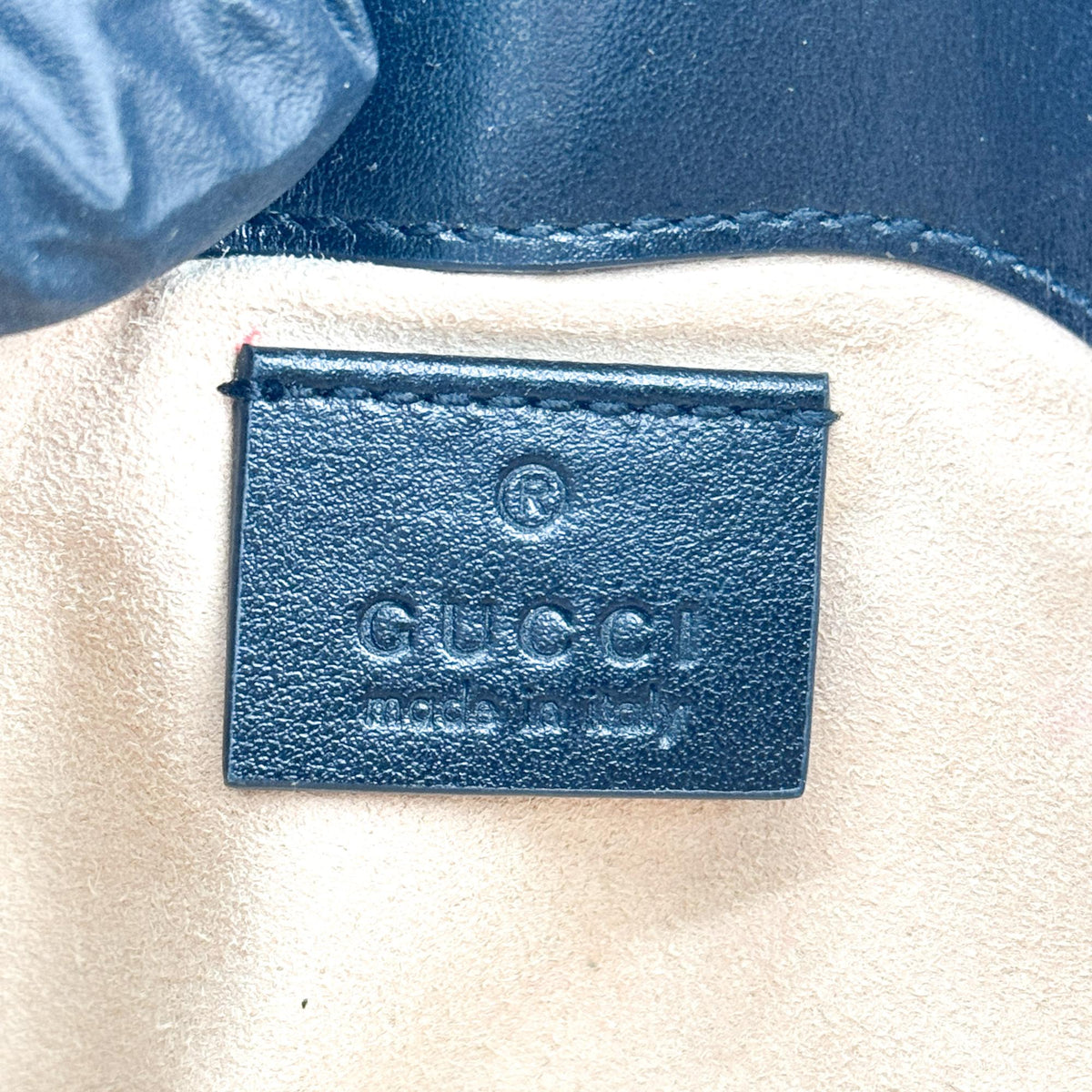 Gucci GG Marmont Flap Matelasse Leather, Black, Calfskin, Handbag