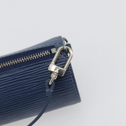 Louis Vuitton Soufflot Pochette Epi Leather, Blue, Leather, Clutch
