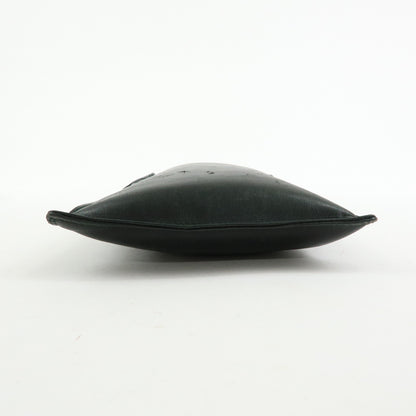 Chanel Flat CC Lambskin, Black, Leather, Backpack