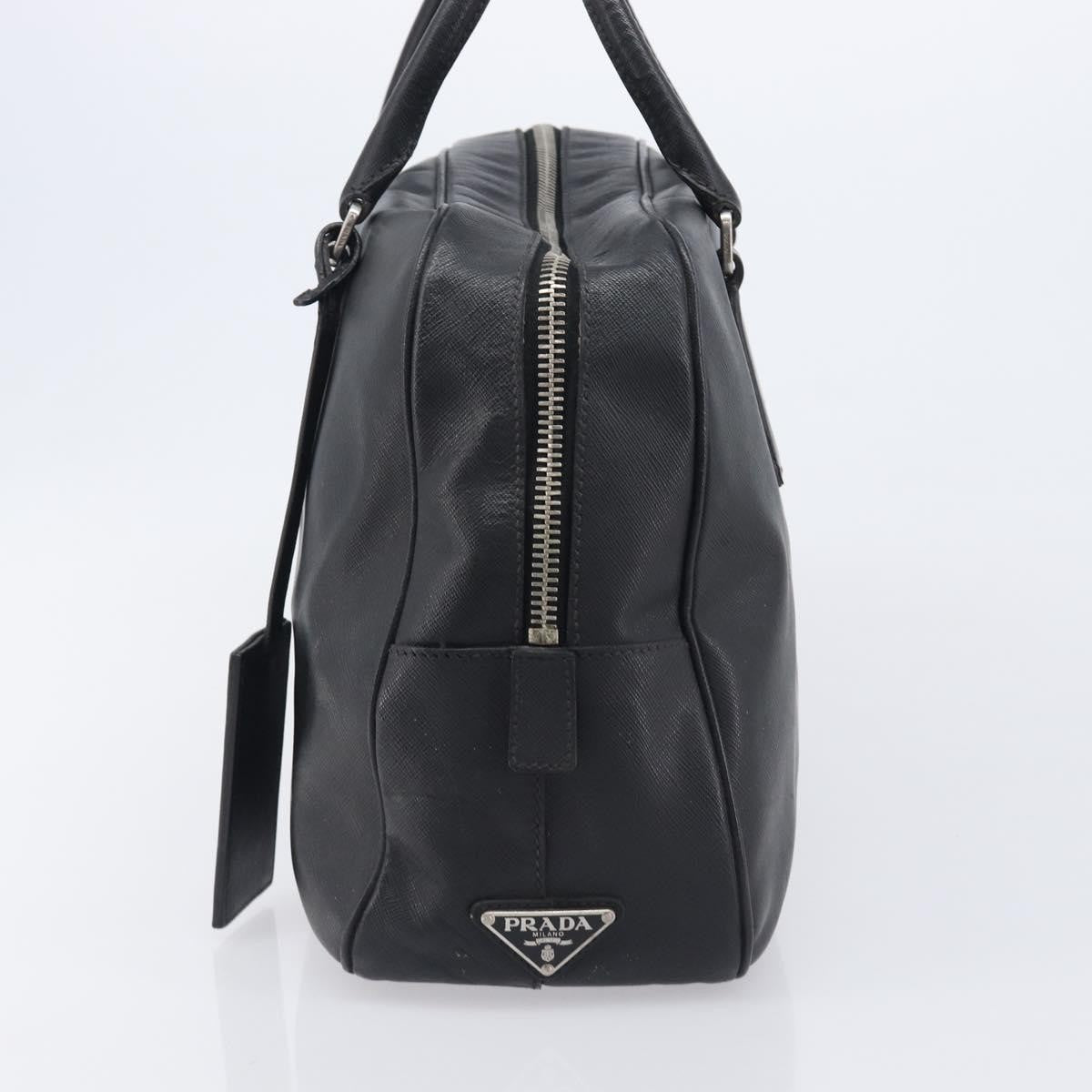 Prada Vintage Leather, Black, Leather, Handbag
