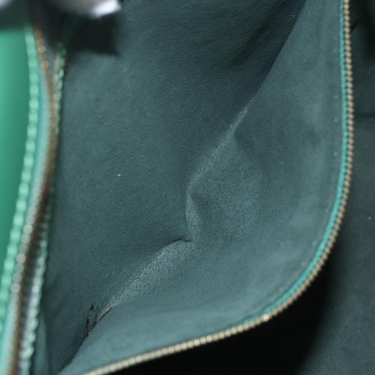 Louis Vuitton Saint Jacques Handbag Epi Leather, GREEN, LEATHER, Shoulder bag