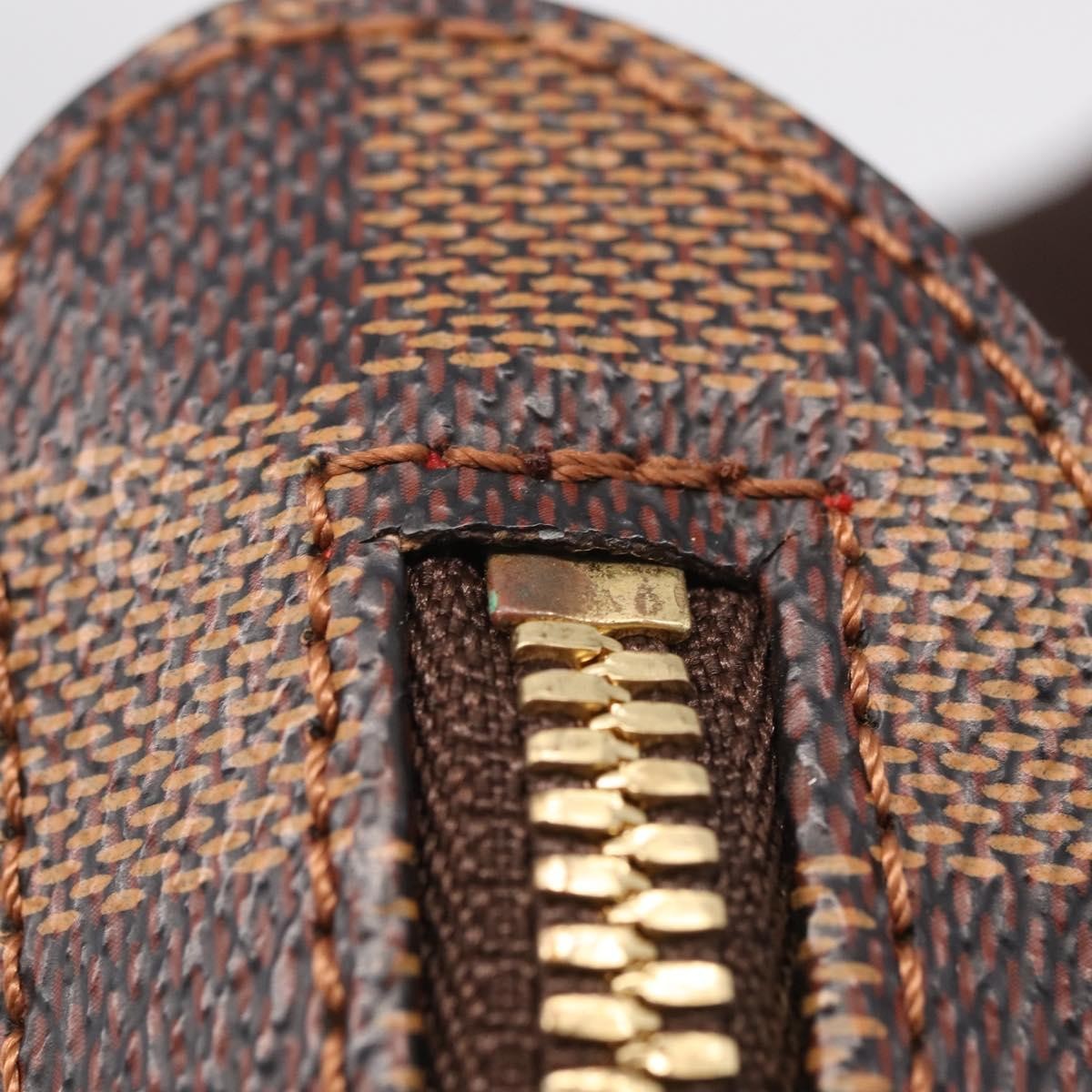 Louis Vuitton Geronimos Waist Damier, Brown, Canvas, Shoulder Bag