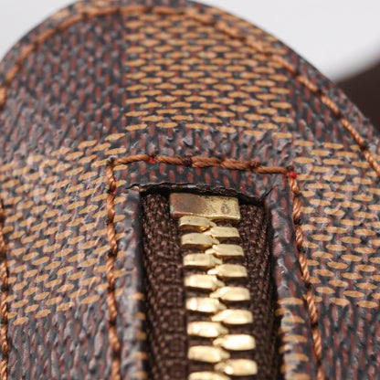 Louis Vuitton Geronimos Waist Damier, Brown, Canvas, Shoulder Bag