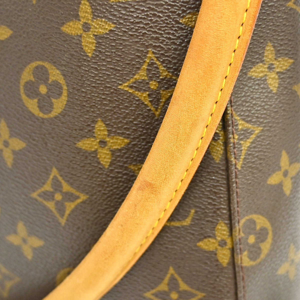 Louis Vuitton Looping Monogram Canvas, Brown, Canvas, Handbag