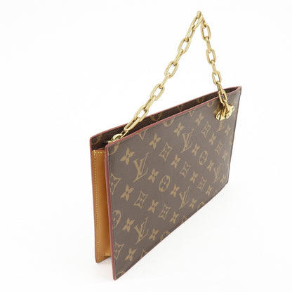 Louis Vuitton Legacy Chain Clutch Monogram Canvas, Brown, Canvas, Clutch