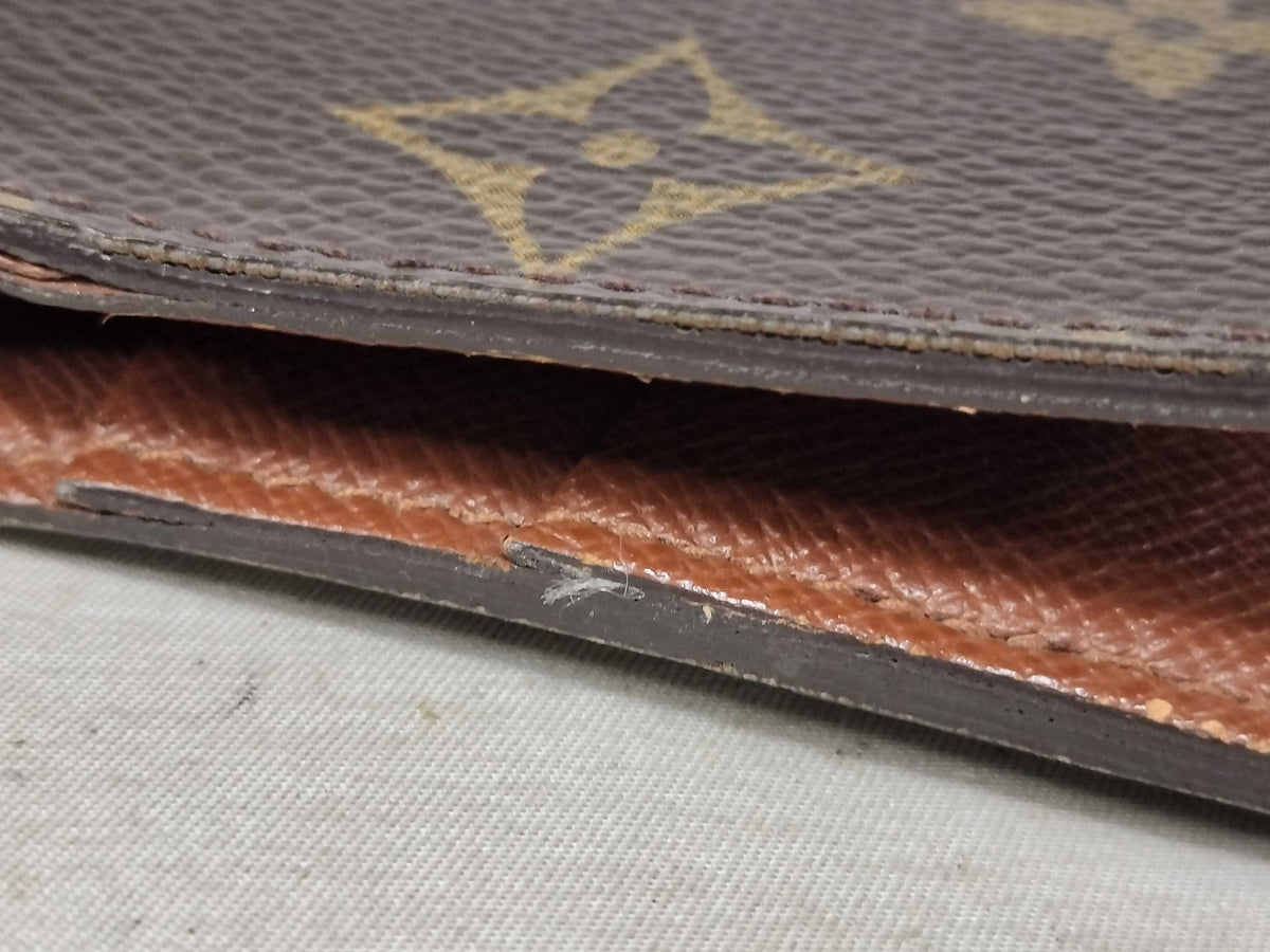 Louis Vuitton Viennois Monogram Canvas, Brown, Canvas, Card Holder