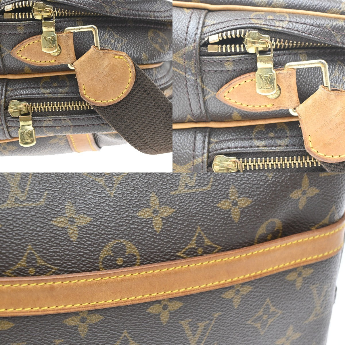 Louis Vuitton Reporter Monogram, Brown, Canvas, Shoulder Bag