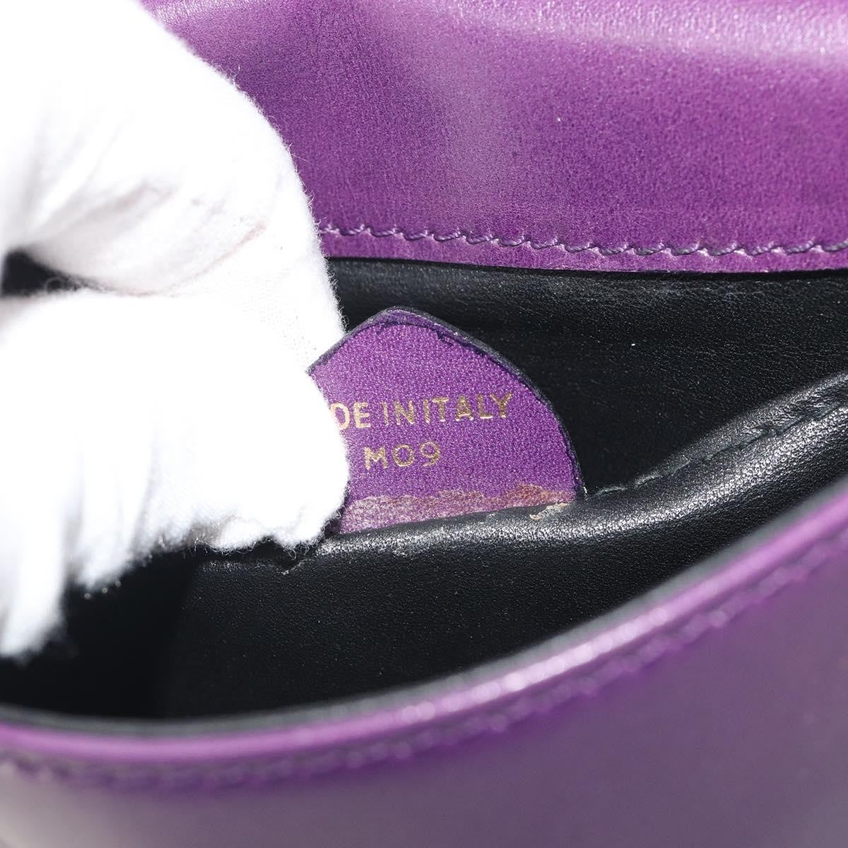 Celine Vintage Leather, Purple, Leather, Shoulder Bag