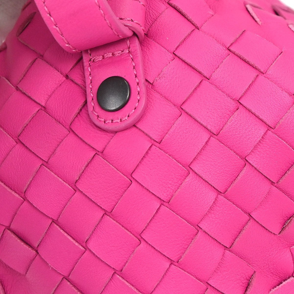 Bottega Veneta Intrecciato Leather, Pink, Leather, Handbag