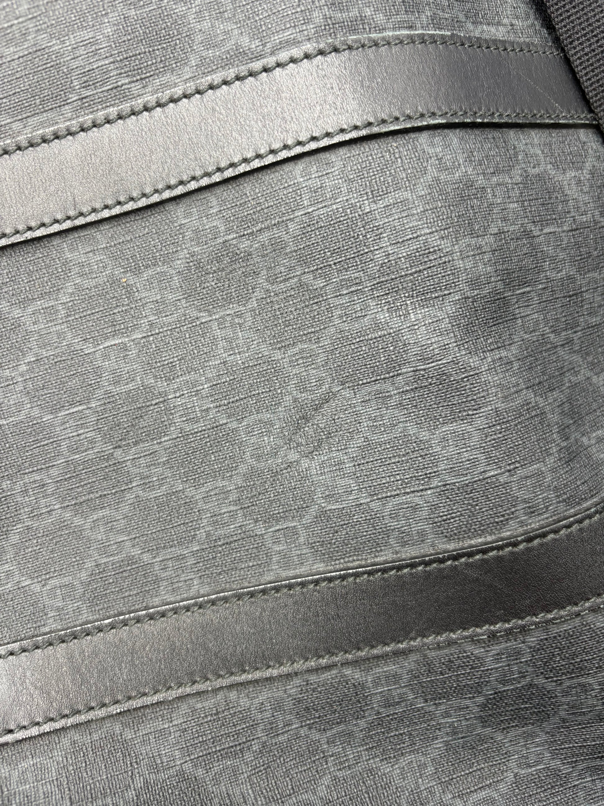 Gucci GG Supreme Carry-On Duffle Bag GG Canvas and Leather, Black, Canvas, Travel Bag