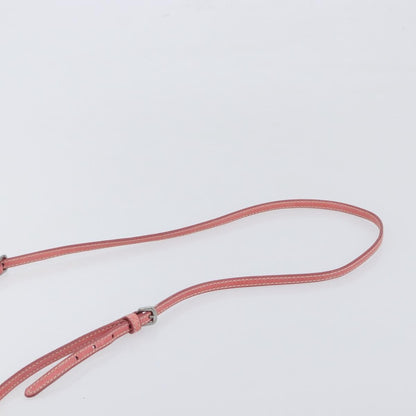 Prada Turnlock Flap Soft Calf, Pink, Leather, Shoulder Bag