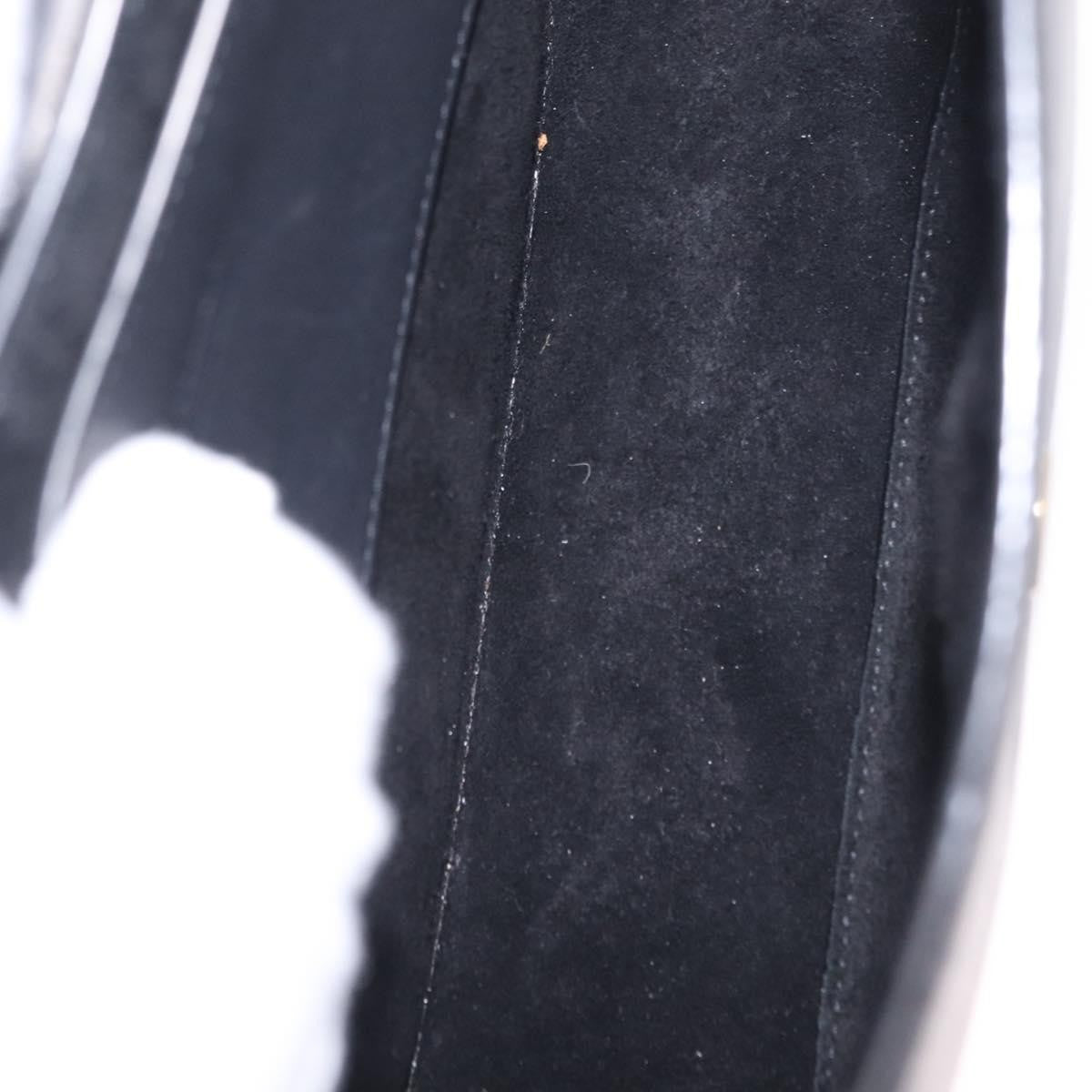 Saint Laurent Kaia Leather with Brogue Detail, Black, Leather, Shoulder Bag