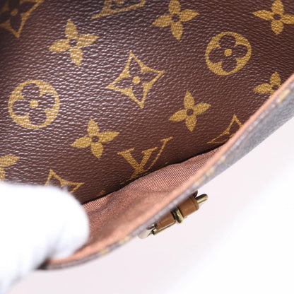 Louis Vuitton Sologne Monogram, Brown, Canvas, Shoulder Bag