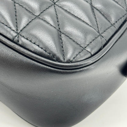 Gucci GG Marmont Wrist Matelasse Leather, Black, Leather, Clutch
