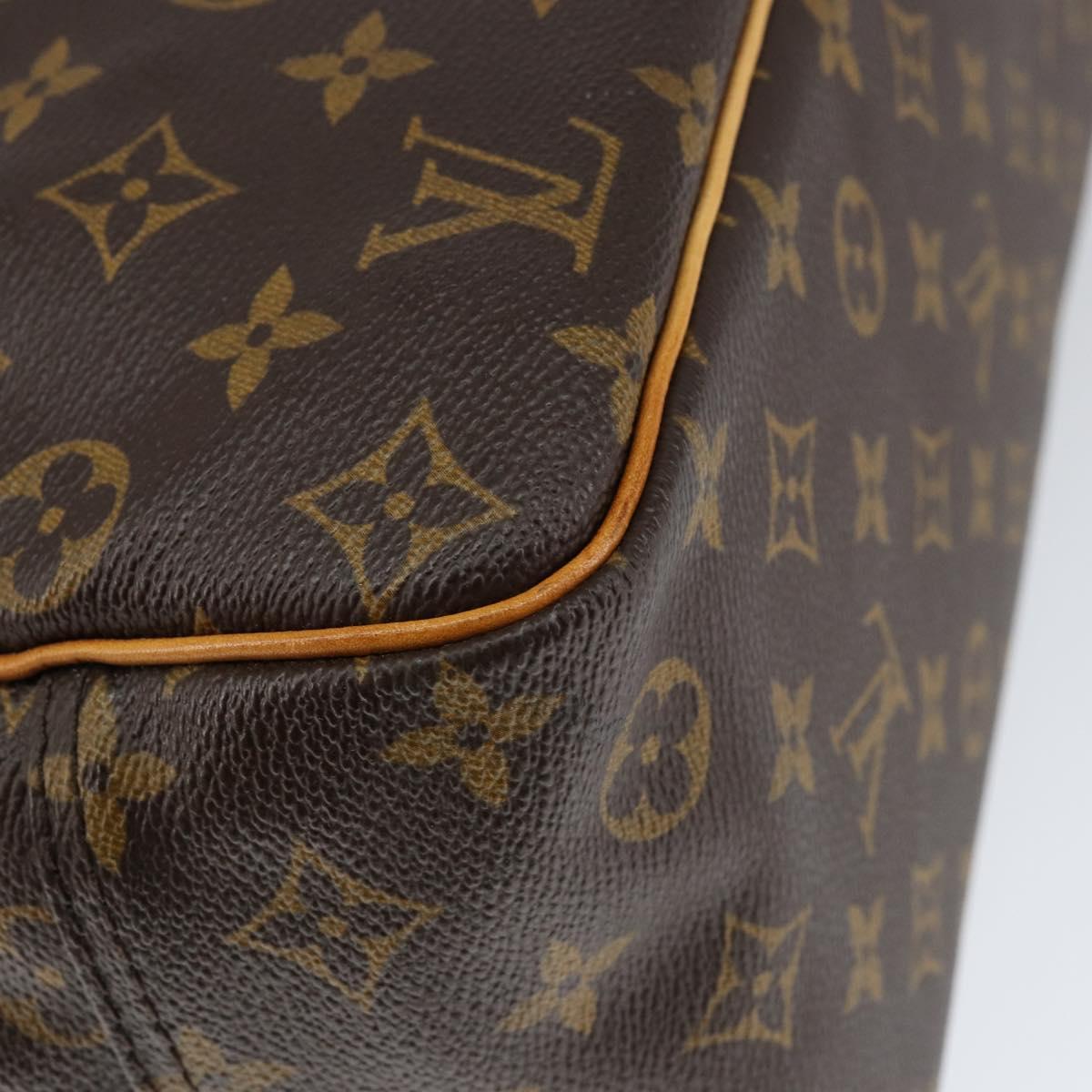 Louis Vuitton Deauville Handbag Monogram Canvas, BROWN, CANVAS, Handbag
