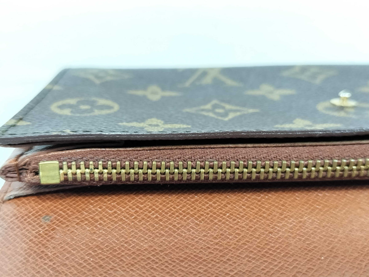Louis Vuitton Porte Tresor International Monogram Canvas, Brown, Canvas, Wallet