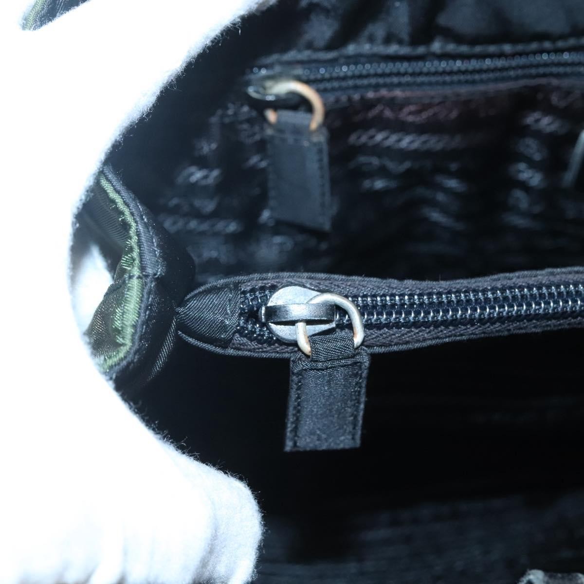 Prada Vintage Tessuto, Khaki, Nylon, Shoulder Bag