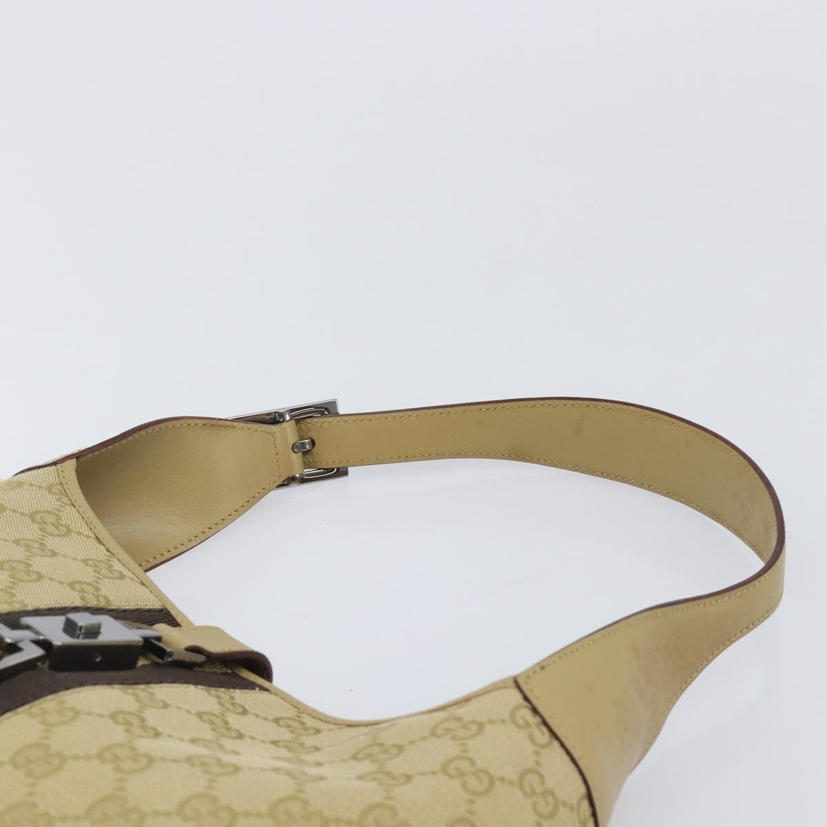 Gucci Jackie GG Canvas and Leather, Beige, Canvas, Tote Bag