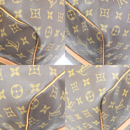 Louis Vuitton Keepall Bandoulière Monogram, Brown, Canvas, Travel Bag