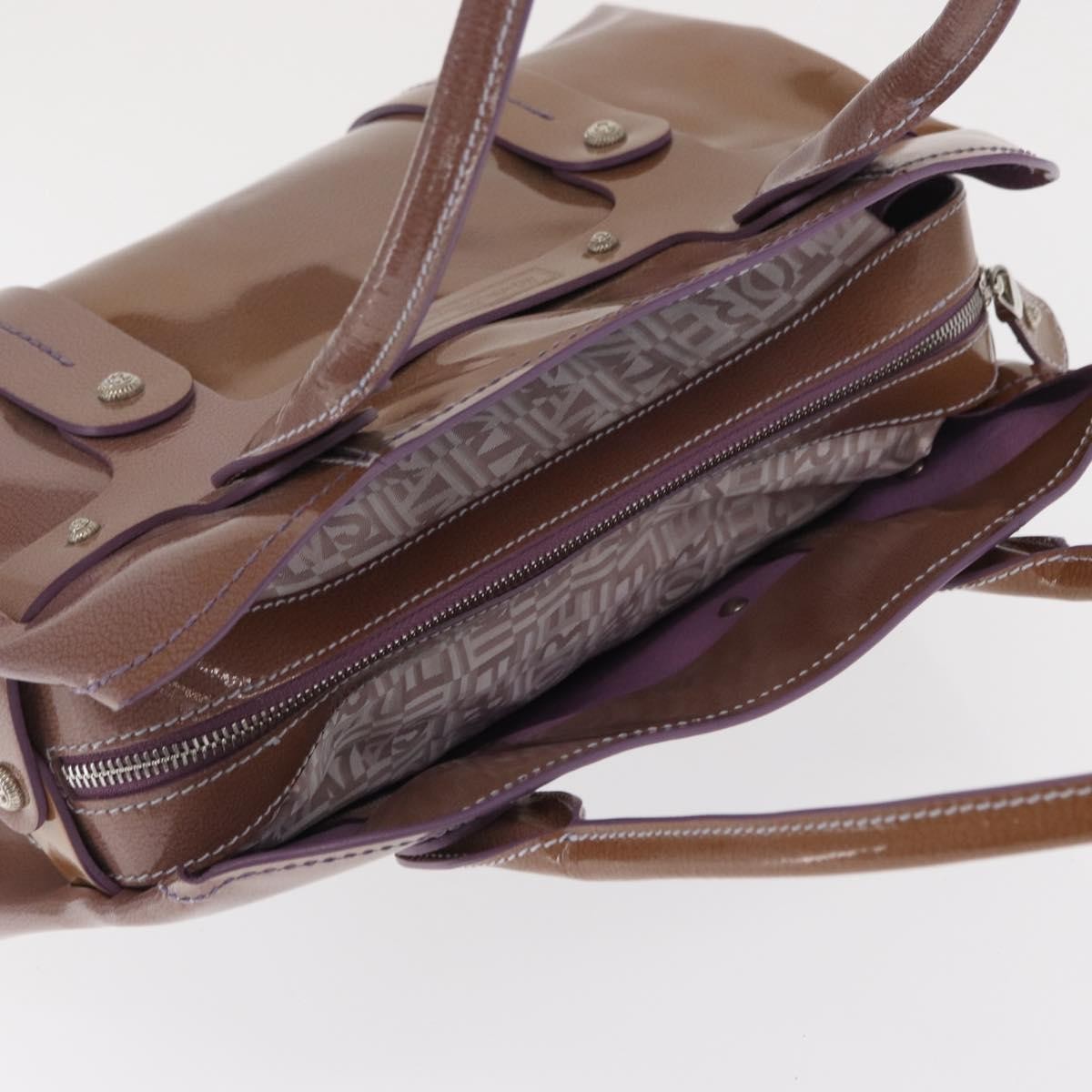 Salvatore Ferragamo Vintage Patent leather, Purple, Patent Leather, Handbag