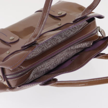 Salvatore Ferragamo Vintage Patent leather, Purple, Patent Leather, Handbag