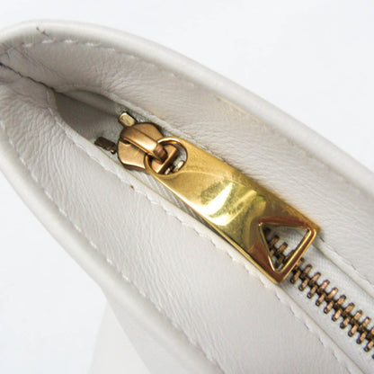 Bottega Veneta BV Twist Leather, White, Leather, Handbag
