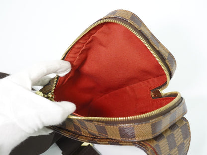 Louis Vuitton Geronimos Damier, Brown, Canvas, Clutch