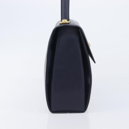 Celine Handbag Leather, Navy, Leather, Handbag