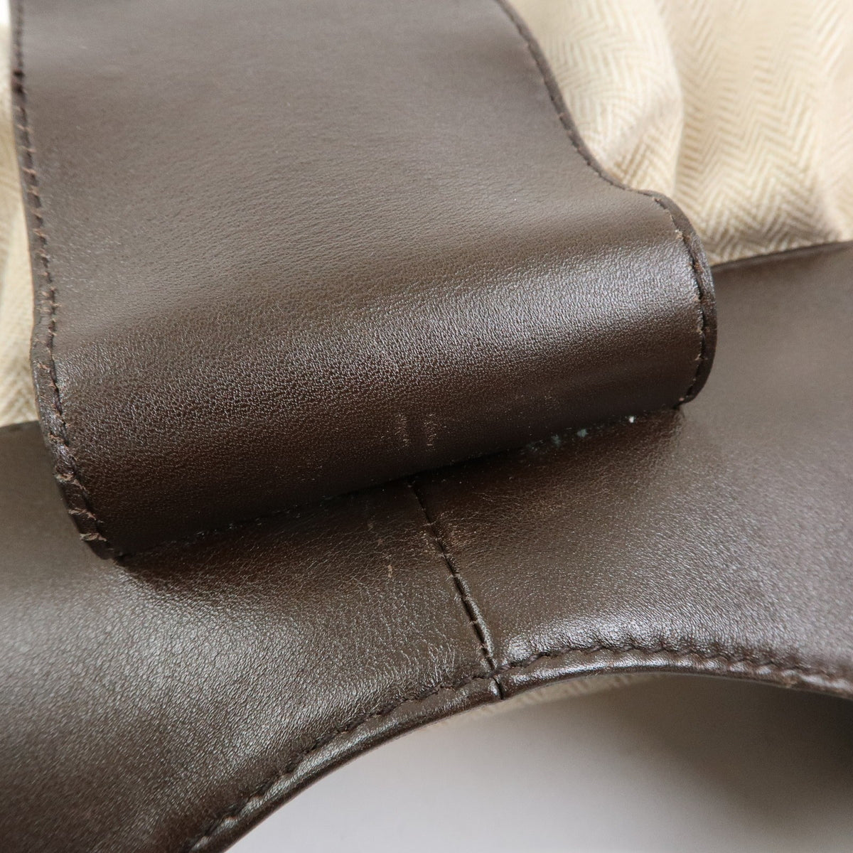 Bvlgari Chandra Hobo Canvas and Leather, Beige, Canvas, Shoulder Bag