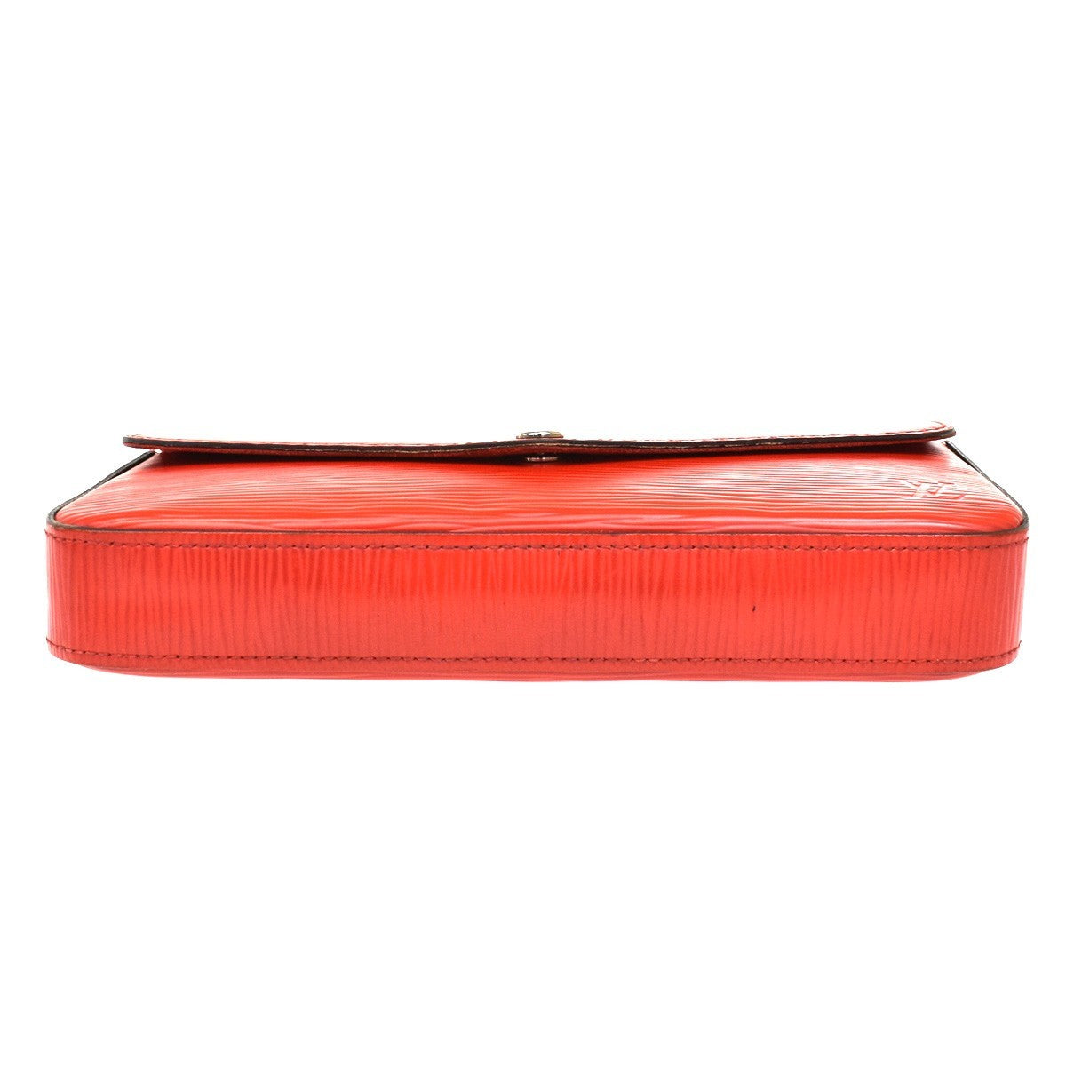 Louis Vuitton Felicie Chain Epi Leather, Red, Leather, Clutch