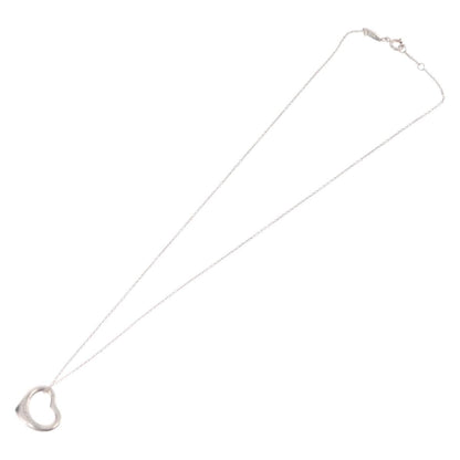 Tiffany & Co. Elsa Peretti Open Heart Pendant Sterling Silver, Silver, Sterling Silver, Necklace