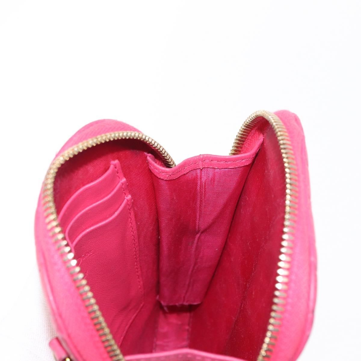 Christian Dior Lady Dior Phone Holder on Chain Cannage Quilt Lambskin, Pink, Leather, Clutch