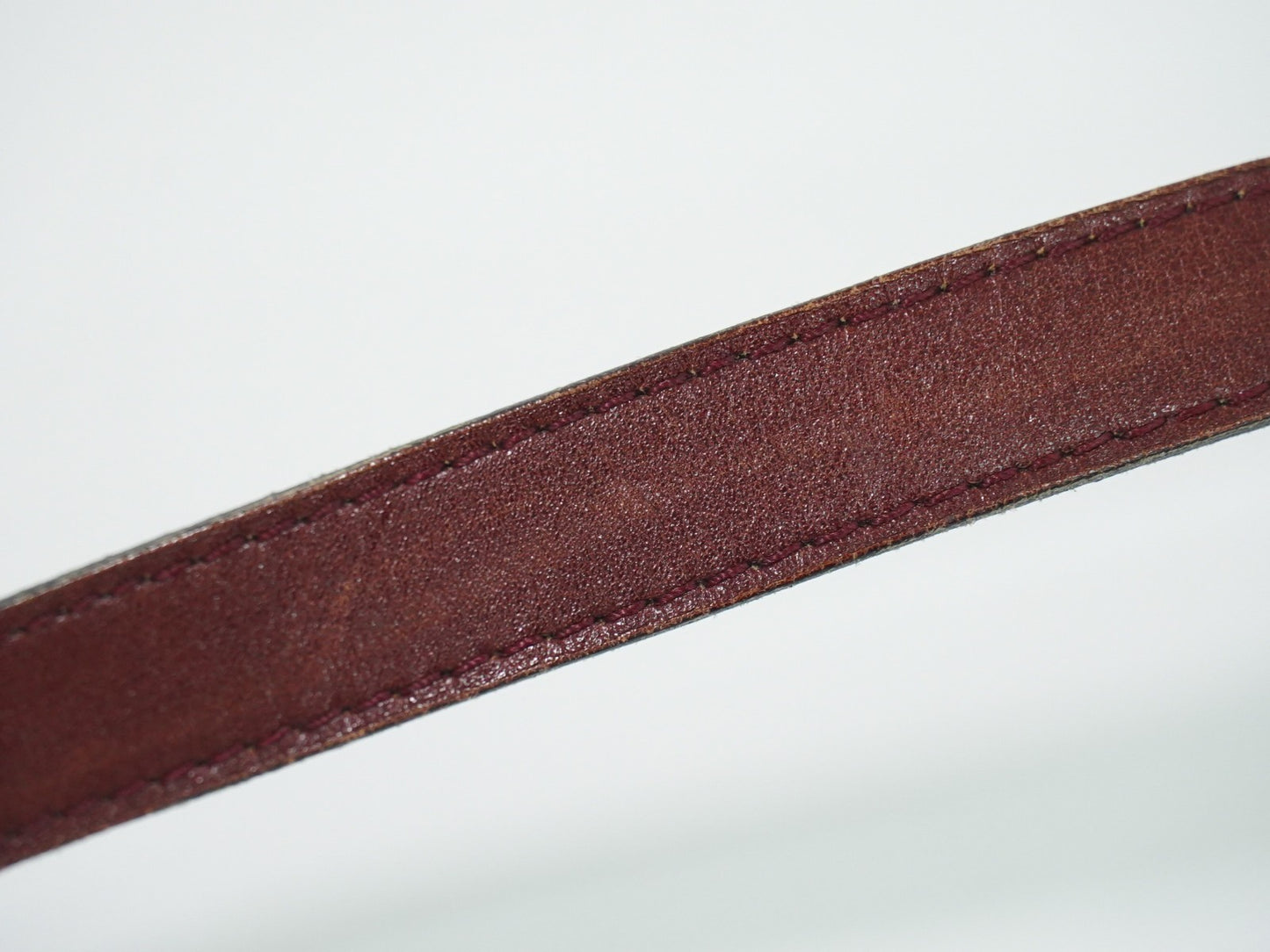 Christian Dior Vintage CD Flap Leather, Burgundy, Leather, Shoulder Bag