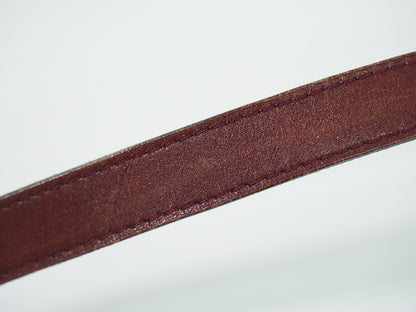 Christian Dior Vintage CD Flap Leather, Burgundy, Leather, Shoulder Bag
