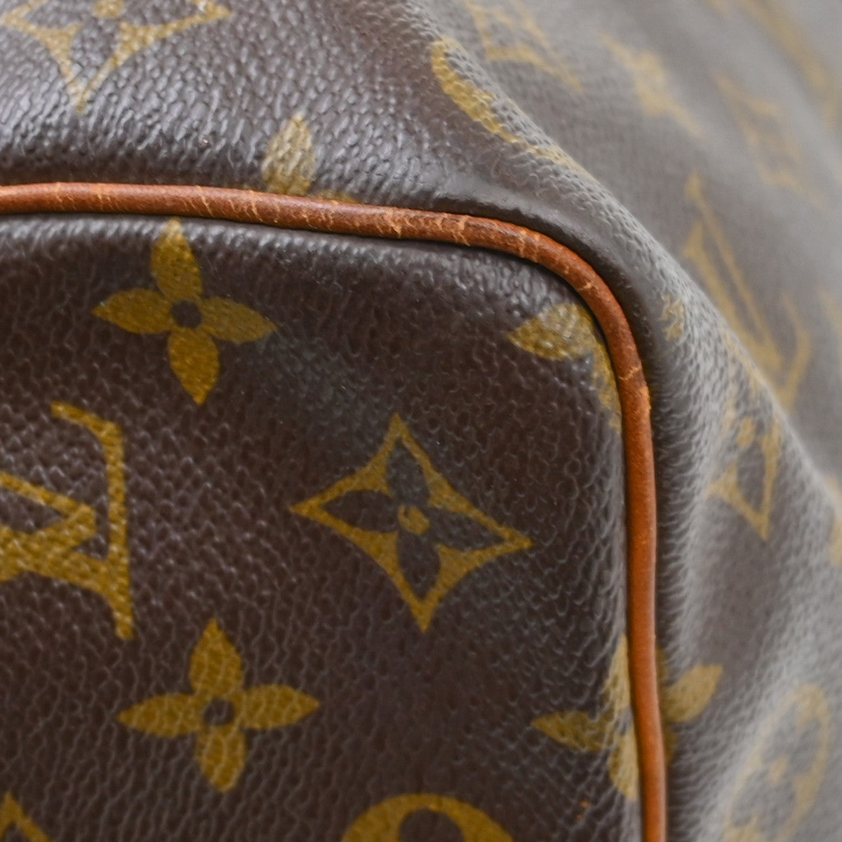 Louis Vuitton Keepall Monogram Canvas, Brown, Canvas, Travel Bag