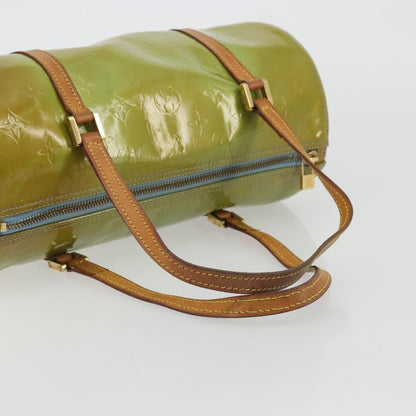Louis Vuitton Bedford Monogram Vernis, Green, Patent Leather, Handbag