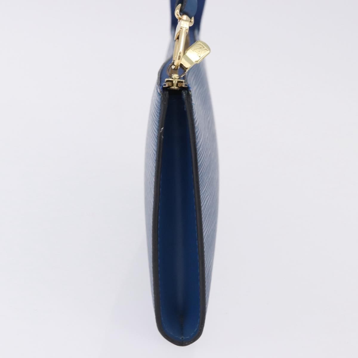 Louis Vuitton Pochette Accessoires Epi, Blue, Leather, Clutch