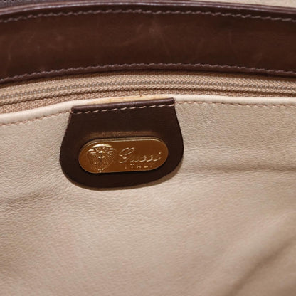 Gucci Vintage Leather, Brown, Leather, Tote Bag